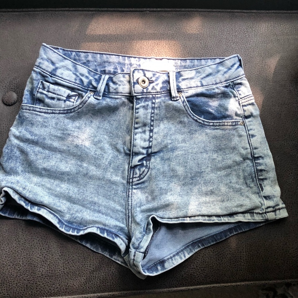 High waisted shorts